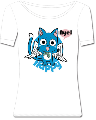 Fairy Tail Happy Girl Style T-Shirt S, an officially licensed product in our Fairy Tail T-Shirts department.