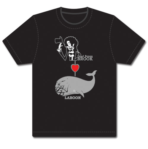 One Piece Brook Loves Laboon T-Shirt L, an officially licensed product in our One Piece T-Shirts department.