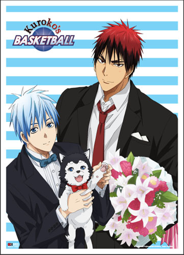 Kuroko's Basketball - Kuroko, Kagami & Tetsuya #2 Wall Scroll, an officially licensed product in our Kuroko'S Basketball Wall Scroll Posters department.