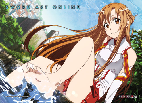 Sword Art Online - Asuna Creek Wallscroll, an officially licensed product in our Sword Art Online Wall Scroll Posters department.