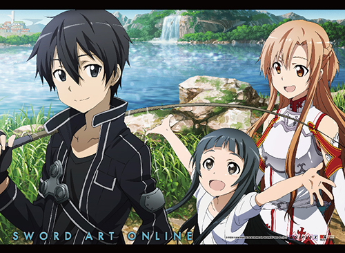 Sword Art Online - Group 2 Wall Scroll, an officially licensed product in our Sword Art Online Wall Scroll Posters department.