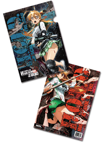 High School Of The Dead Rei Miyamoto File Folder (5 Pcs Pack), an officially licensed product in our Everything Else Stationery department.