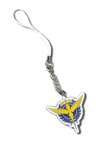 Gundam 00 Celestial Being Cell Phone Charm, an officially licensed product in our Gundam 00 Costumes & Accessories department.