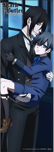 Black Butler B.O.C. - Ciel & Sebastian 2 Human Size Wall Scroll, an officially licensed product in our Black Butler Book Of Circus Wall Scroll Posters department.