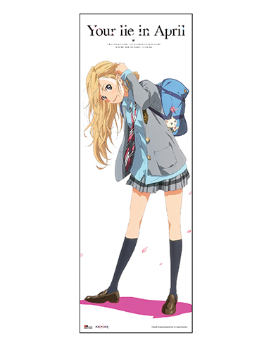 Your Lie In April - Kaori Human Size Wall Scroll, an officially licensed product in our Your Lie In April Wall Scroll Posters department.