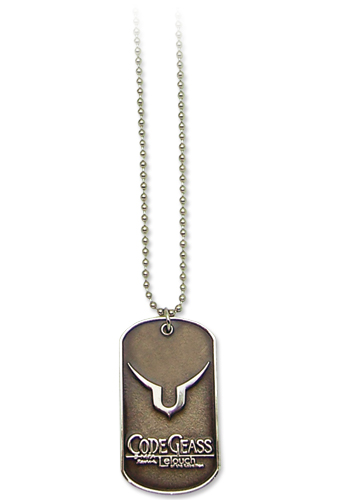 Code Geass - Lelouch Dog Tag Necklace, an officially licensed product in our Code Geass Jewelry department.