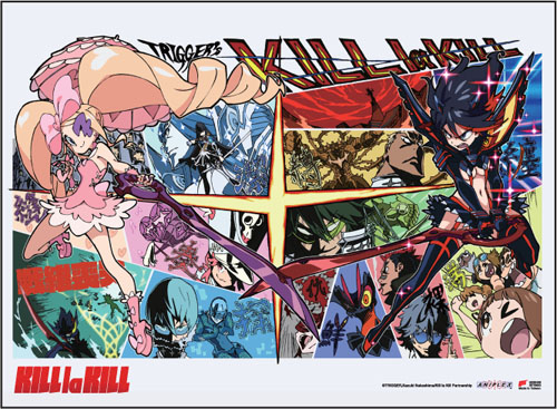 Kill La Kill - Ryuko Vs Nui Wall Scroll, an officially licensed product in our Kill La Kill Wall Scroll Posters department.