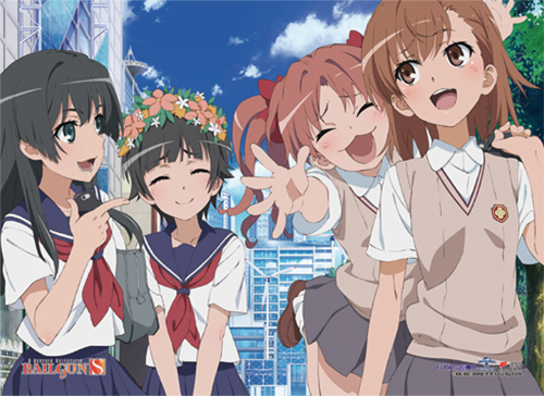 Railgun S - Group 04 Wall Scroll, an officially licensed product in our A Certain Scientific Railgun Wall Scroll Posters department.
