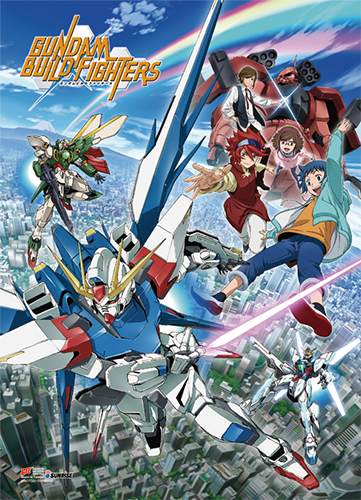 Gundam Build Fighters - Key Art Wall Scroll, an officially licensed product in our Gundam Build Fighters Try Wall Scroll Posters department.