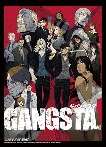 Gangsta - Key Art Wall Scroll, an officially licensed product in our Gangsta Wall Scroll Posters department.