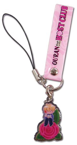 Ouran High School Host Club Metal Cell Phone Charm, an officially licensed product in our Ouran High School Host Club Costumes & Accessories department.