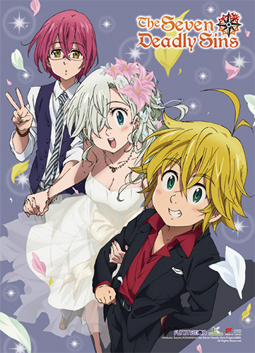 The Seven Deadly Sins - Wedding Style Wall Scroll, an officially licensed product in our The Seven Deadly Sins Wall Scroll Posters department.