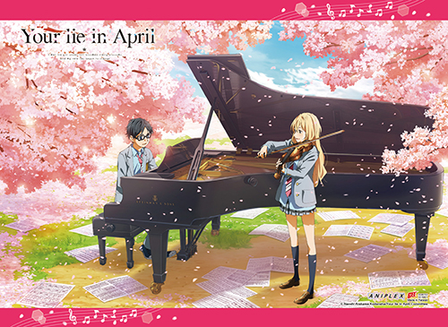 Your Lie In April - Spring Wall Scroll, an officially licensed product in our Your Lie In April Wall Scroll Posters department.