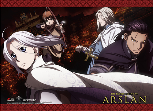 Heroic Legend Of Arslan - Group 01 Wall Scroll, an officially licensed product in our Heroic Legend Of Arslan Wall Scroll Posters department.