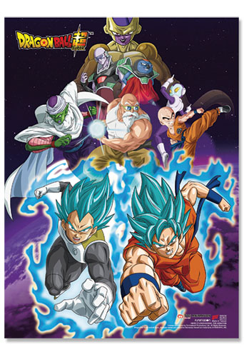 Dragon Ball Super - Ressurection F Group 01 Wall Scroll, an officially licensed product in our Dragon Ball Super Wall Scroll Posters department.