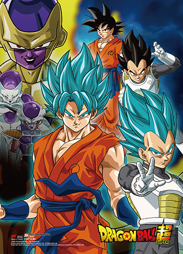Dragon Ball Super - Resurrection F Group 05 Wall Scroll, an officially licensed product in our Dragon Ball Super Wall Scroll Posters department.