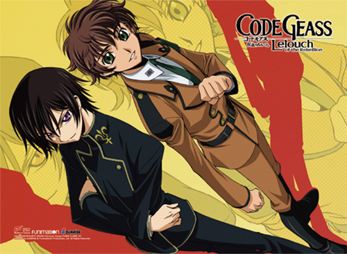 Code Geass - Lelouch & Suzaku Wall Scroll, an officially licensed product in our Code Geass Wall Scroll Posters department.