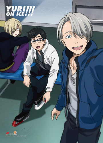 Yuri!!! On Ice - Yuri & Victoru & Yurio 2 Wall Scroll, an officially licensed product in our Yuri!!! On Ice Wall Scroll Posters department.