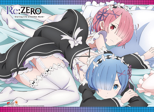 Re:Zero - Rem & Ram Wall Scroll, an officially licensed product in our Re-Zero Wall Scroll Posters department.