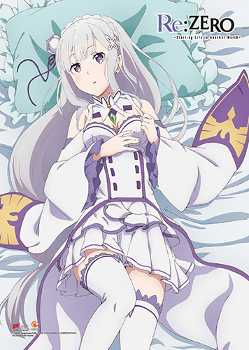 Re:Zero - Emilia Wall Scroll, an officially licensed product in our Re-Zero Wall Scroll Posters department.