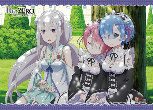 Re:Zero - Trio 2 Wall Scroll, an officially licensed product in our Re-Zero Wall Scroll Posters department.