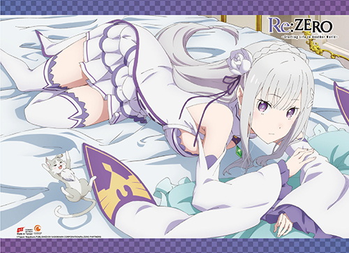 Re:Zero - Emilia & Pack 2 Wall Scroll, an officially licensed product in our Re-Zero Wall Scroll Posters department.