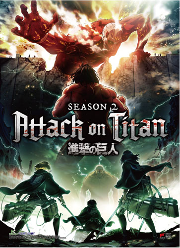 Attack On Titan S2 - Key Art Wall Scroll, an officially licensed product in our Attack On Titan Wall Scroll Posters department.