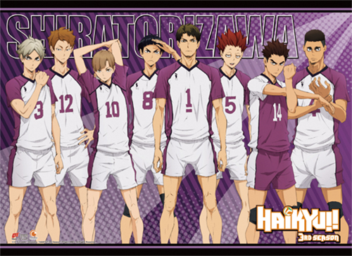 Haikyu!! S3 - Shiratorizawa High School Wall Scroll, an officially licensed product in our Haikyu!! Wall Scroll Posters department.