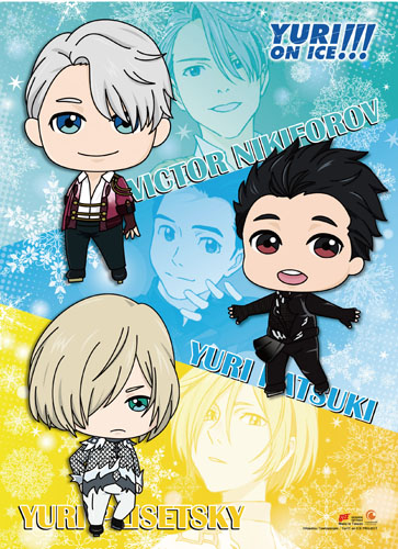 Yuri On Ice!!! - Sd Characters Wall Scroll, an officially licensed product in our Yuri!!! On Ice Wall Scroll Posters department.