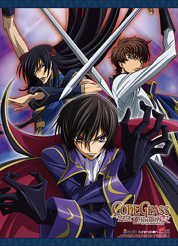 Code Geass S2 - Lelouch, Suzaku & Lee Wall Scroll, an officially licensed product in our Code Geass Wall Scroll Posters department.