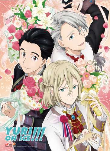 Yuri On Ice!!! - Yuri, Victoru & Yurio 7 Wall Scroll, an officially licensed product in our Yuri!!! On Ice Wall Scroll Posters department.
