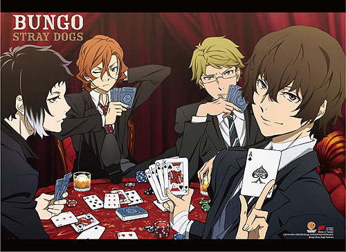 Bungo Stray Dogs - Group 1 Wall Scroll, an officially licensed product in our Bungo Stray Dogs Wall Scroll Posters department.