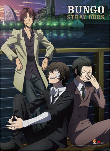 Bungo Stray Dogs - Group 03 Wall Scroll, an officially licensed Bungo Stray Dogs product at B.A. Toys.