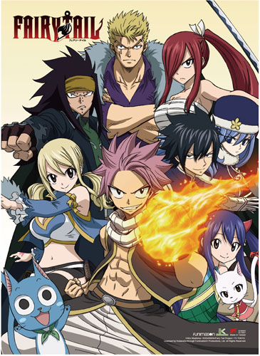 Fairy Tail - Group 1 Wall Scroll, an officially licensed product in our Fairy Tail Wall Scroll Posters department.