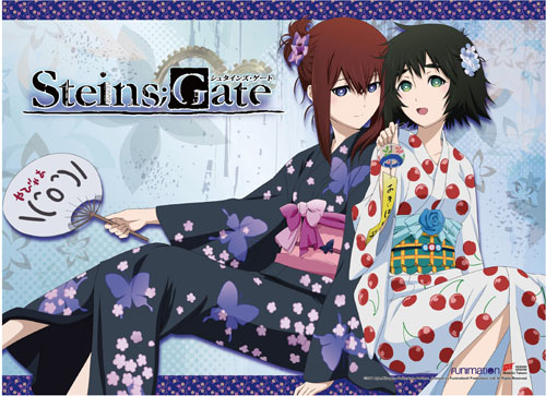 Steins;Gate - Makise & Shiina Yukata Wall Scroll, an officially licensed product in our Stein;S Gate Wall Scroll Posters department.
