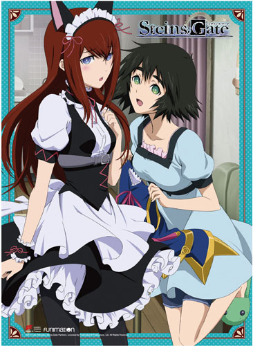 Steins;Gate - Maid Makise & Shina Wall Scroll, an officially licensed product in our Stein;S Gate Wall Scroll Posters department.