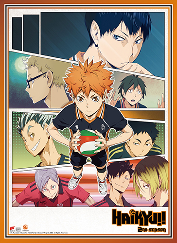 Haikyu!! - Key Art 2 Wall Scroll, an officially licensed product in our Haikyu!! Wall Scroll Posters department.