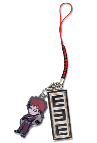 Naruto Shippuden Gaara & Symbol Cell Phone Charm, an officially licensed product in our Naruto Shippuden Costumes & Accessories department.
