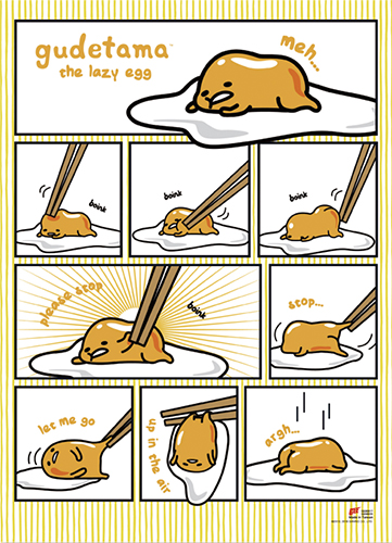 Gudetama - Gudetama So Lazy Wall Scroll, an officially licensed product in our Gudetama Wall Scroll Posters department.