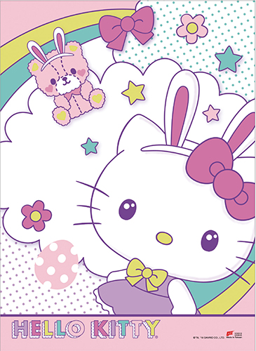 Hello Kitty - Happy Easter Wall Scroll, an officially licensed product in our Hello Kitty Wall Scroll Posters department.
