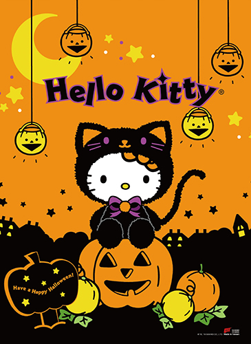 Hello Kitty - Cutie Halloween Wall Scroll, an officially licensed product in our Hello Kitty Wall Scroll Posters department.