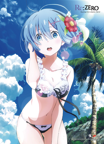 Re:Zero - Rem Swimsuit Wall Scroll, an officially licensed product in our Re-Zero Wall Scroll Posters department.
