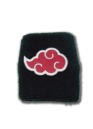 Naruto Shippuden Akatsuki Cloud Icon Wristband, an officially licensed product in our Naruto Shippuden Wristbands department.