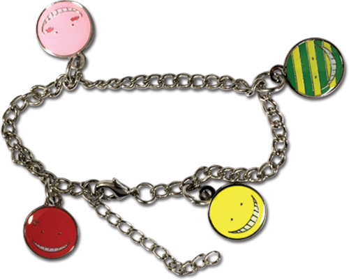 Assassination Classroom - Korosensei Face Bracelet, an officially licensed product in our Assassination Classroom Jewelry department.