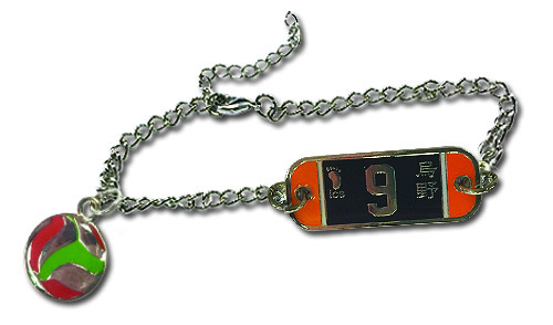 Haikyu!! - Number 9 Team Uniform Bracelet, an officially licensed product in our Haikyu!! Jewelry department.