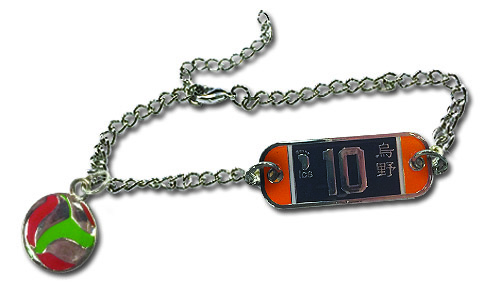 Haikyu!! - Number 10 Team Uniform Bracelet, an officially licensed product in our Haikyu!! Jewelry department.