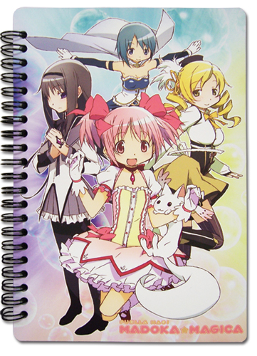 Madoka Magica Key Art Notebook, an officially licensed product in our Madoka Magica Stationery department.