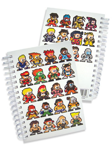 Super Street Fighter Iv 8Bit Hard Cover Notebook, an officially licensed product in our Super Street Fighter Stationery department.