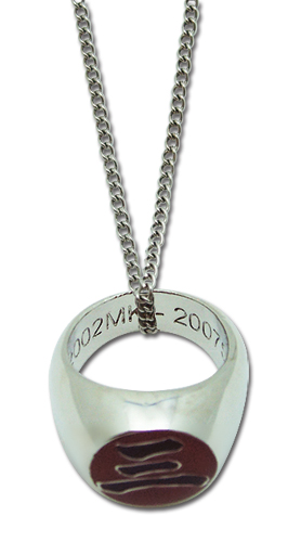 Naruto Shippuden Hidan's Akatsuki Ring Necklace, an officially licensed product in our Naruto Shippuden Jewelry department.