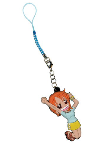 One Piece Sd Nami Cell Phone Charm, an officially licensed product in our One Piece Costumes & Accessories department.